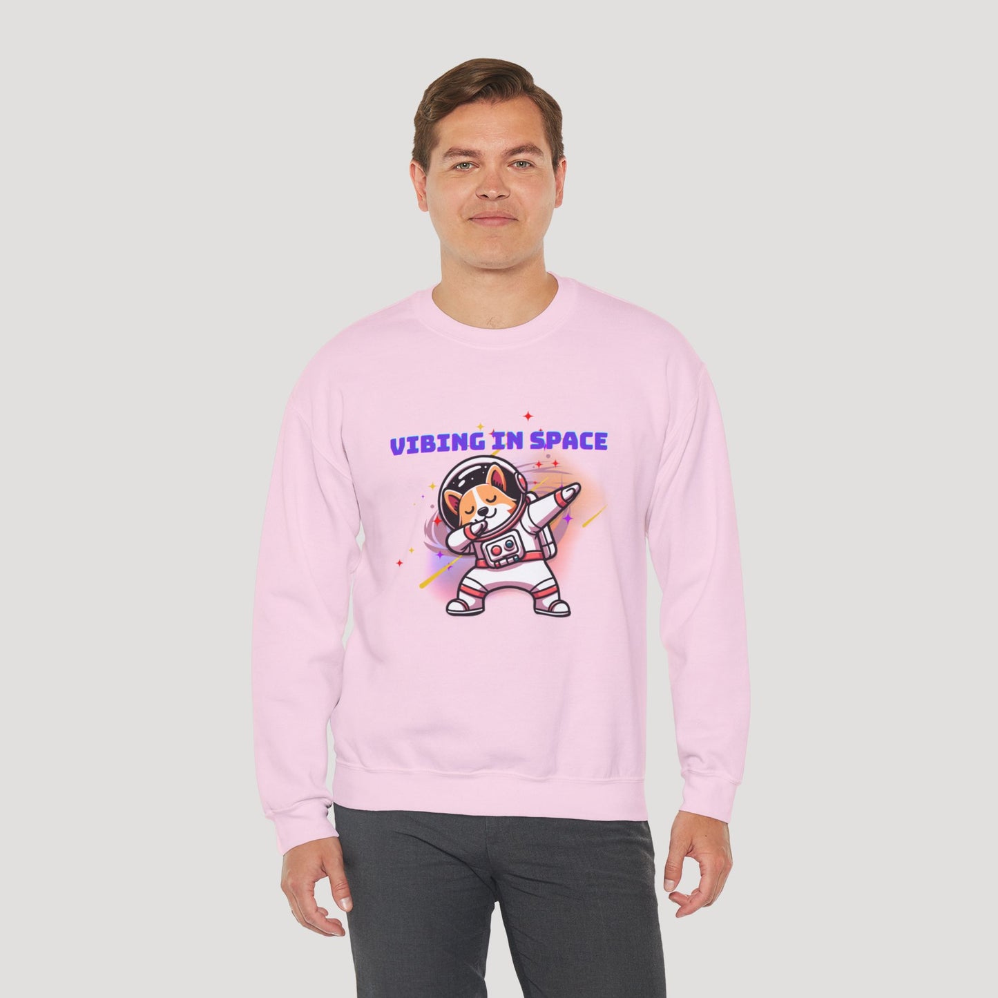 Vibing in Space Dog Sweatshirt