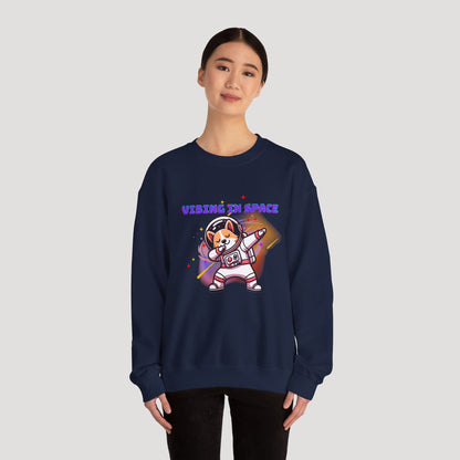 Vibing in Space Dog Sweatshirt