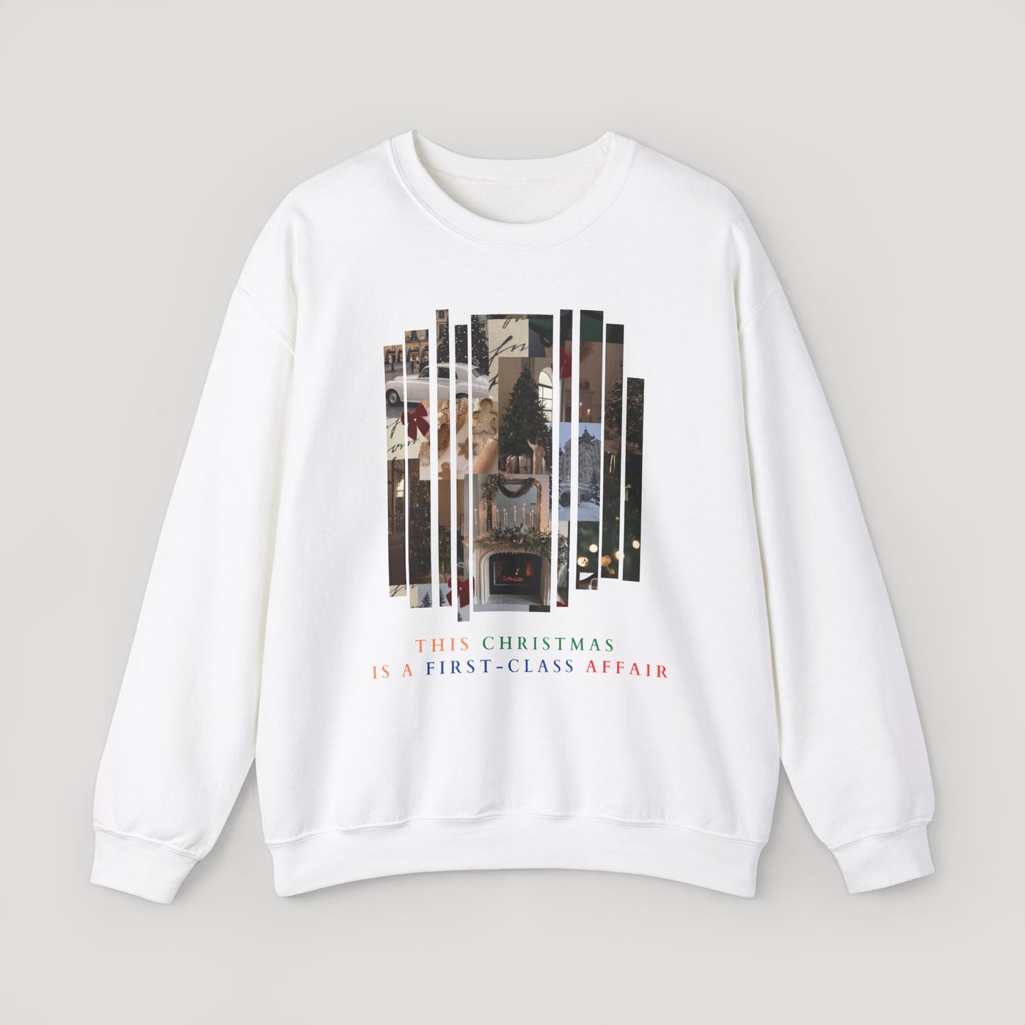 Christmas Old Money Unisex Heavy Blend™ Crewneck Sweatshirt