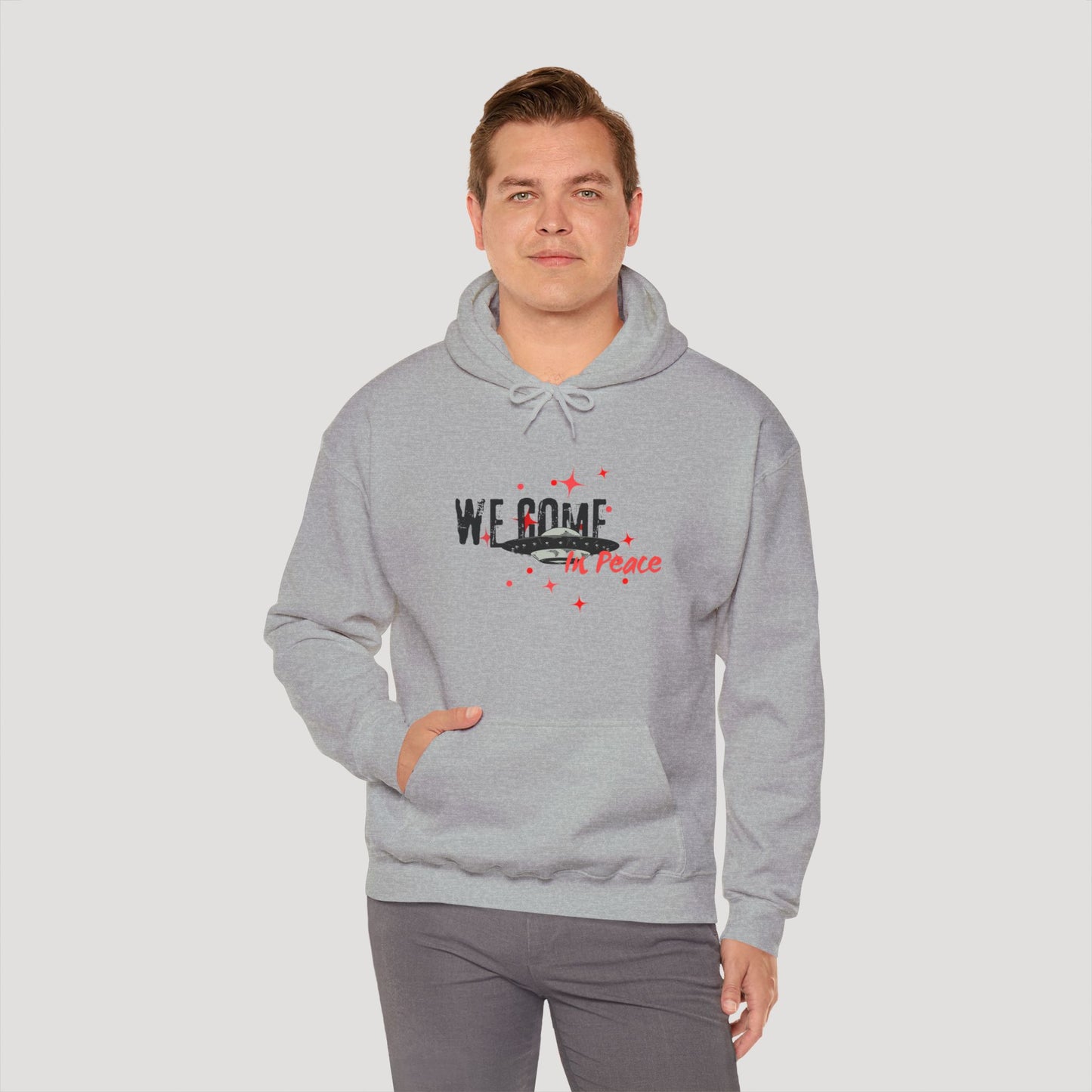 'We Come In Peace' Hoodie