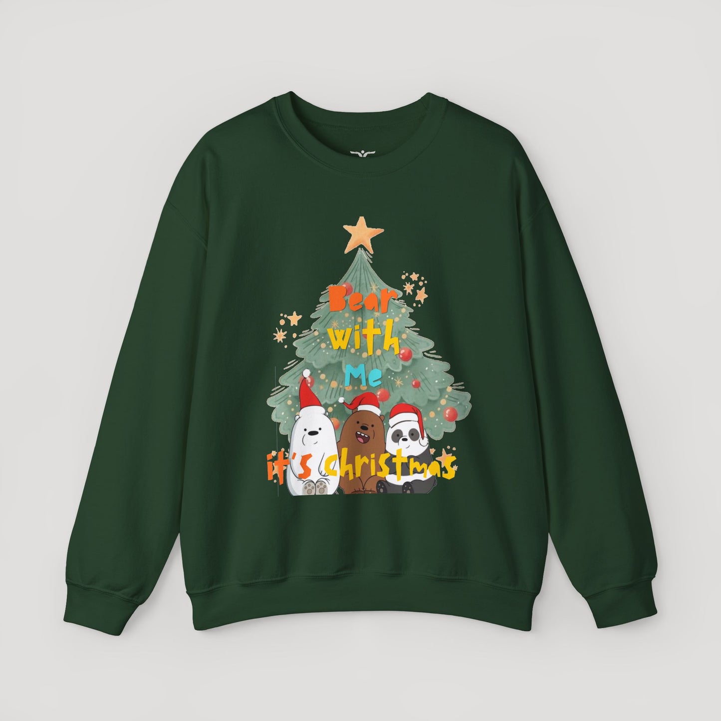 Bear With Me Christmas Crewneck Sweatshirt