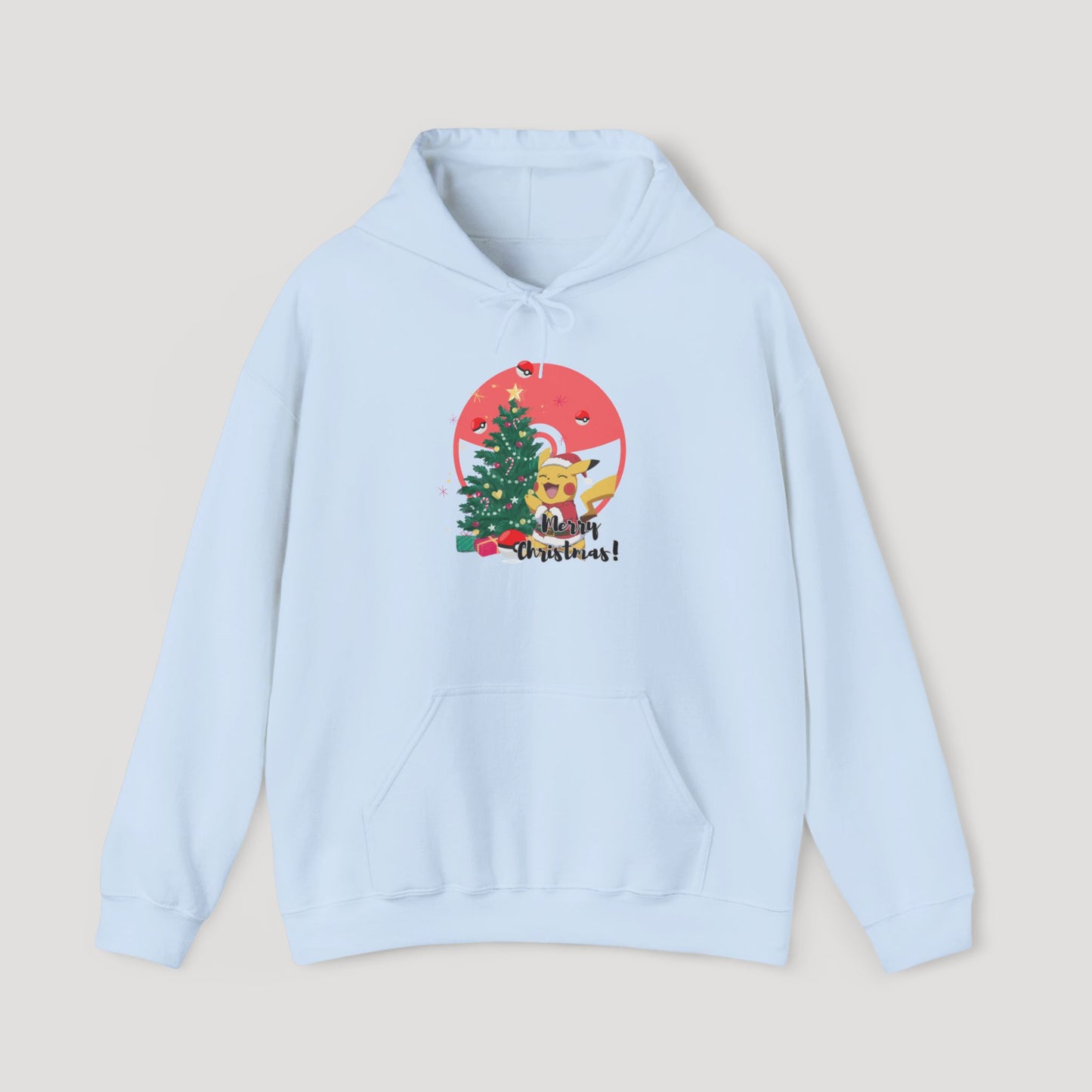 Christmas Cartoon Dog Hoodie - Unisex Heavy Blend™ Sweatshirt