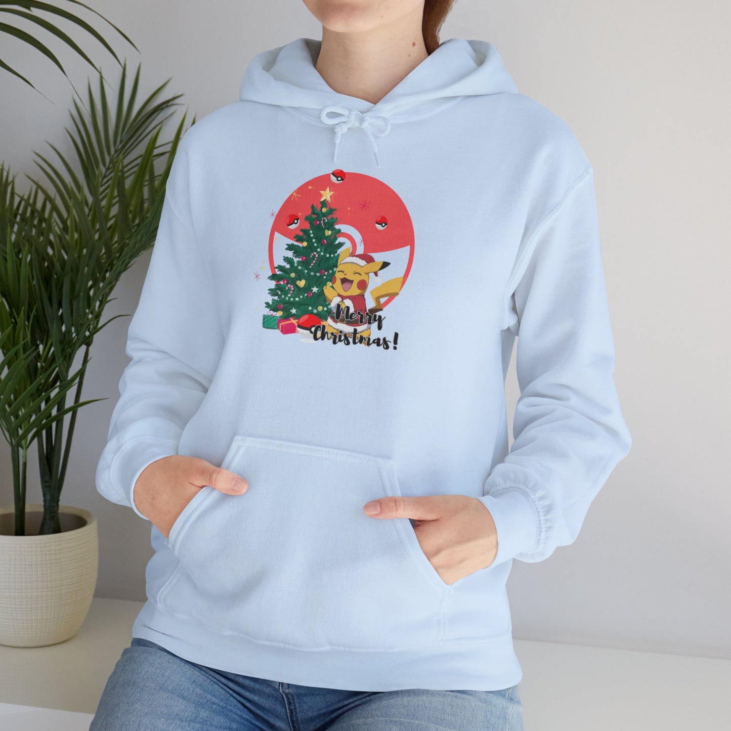 Christmas Cartoon Dog Hoodie - Unisex Heavy Blend™ Sweatshirt