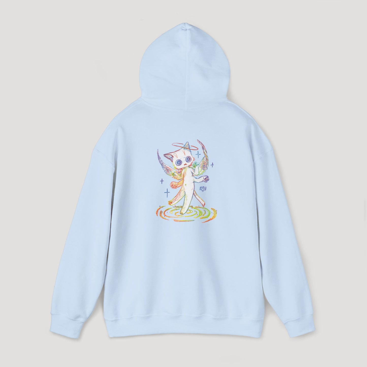 Four-Armed Angel Cat - Hoodie