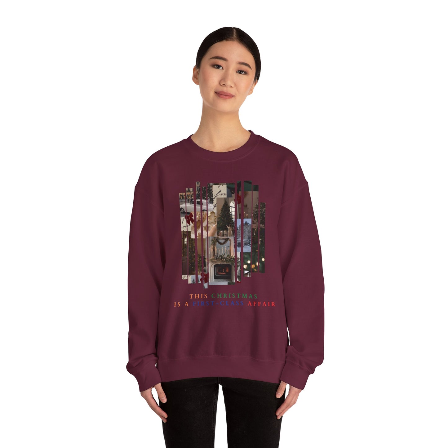 Christmas Old Money Unisex Heavy Blend™ Crewneck Sweatshirt