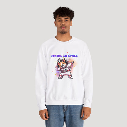 Vibing in Space Dog Sweatshirt