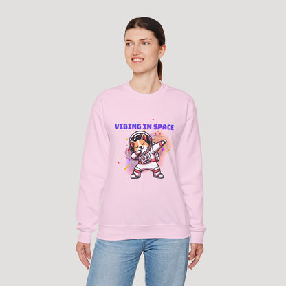 Vibing in Space Dog Sweatshirt