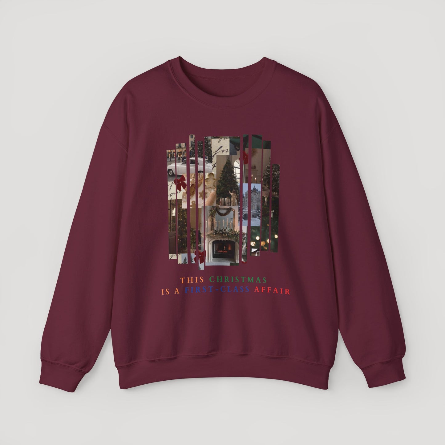 Christmas Old Money Unisex Heavy Blend™ Crewneck Sweatshirt