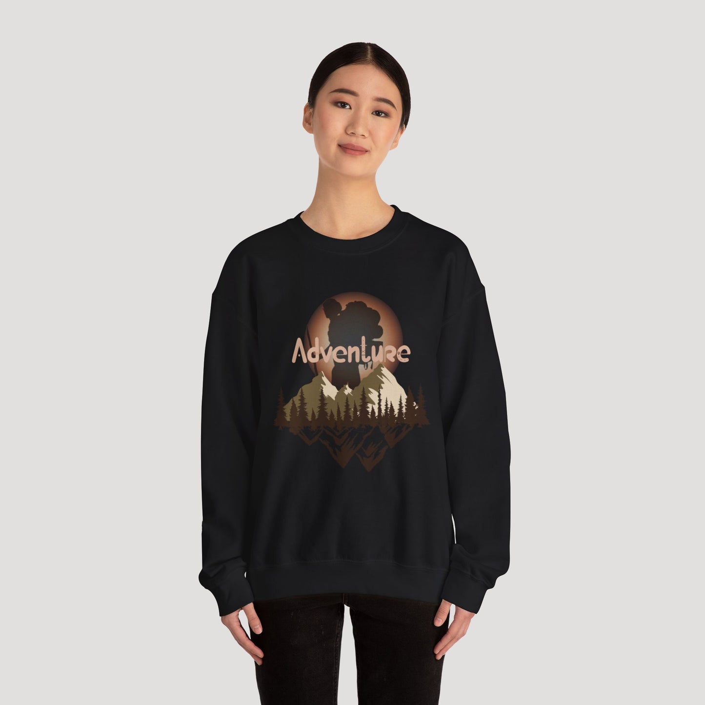 Adventure Unisex Heavy Blend™ Crewneck Sweatshirt - Perfect for Outdoor Enthusiasts