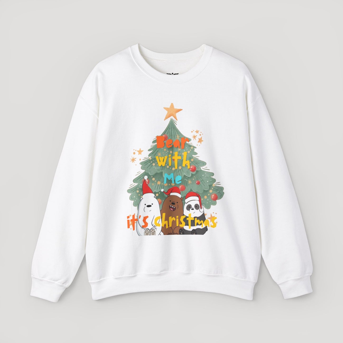 Bear With Me Christmas Crewneck Sweatshirt