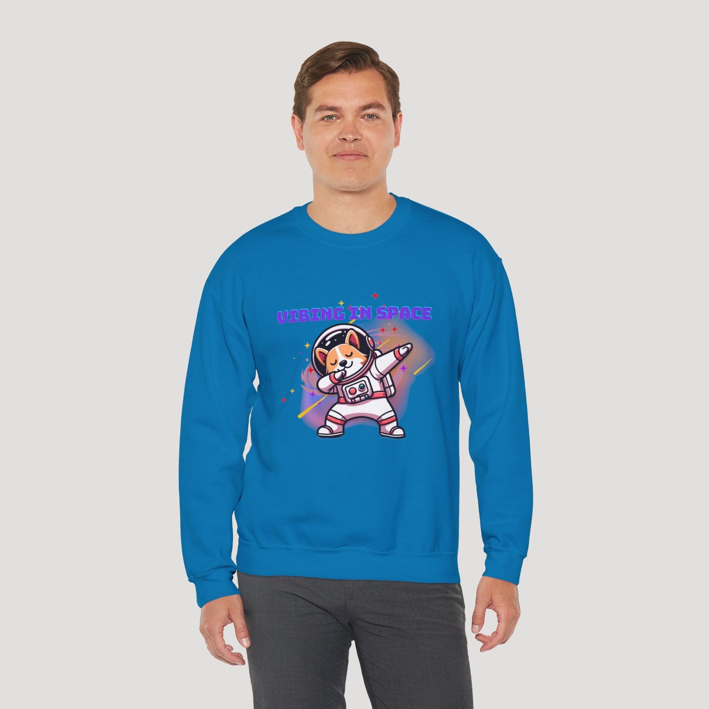 Vibing in Space Dog Sweatshirt