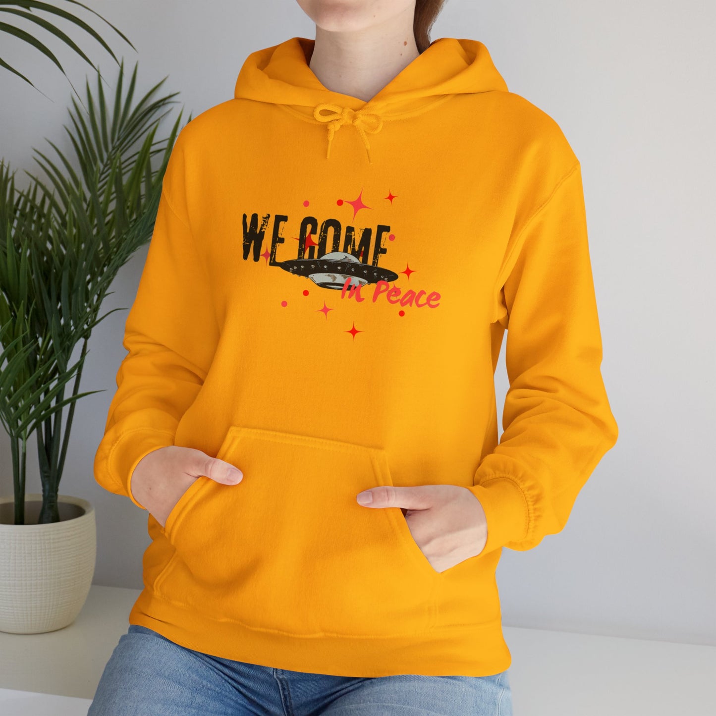 'We Come In Peace' Hoodie