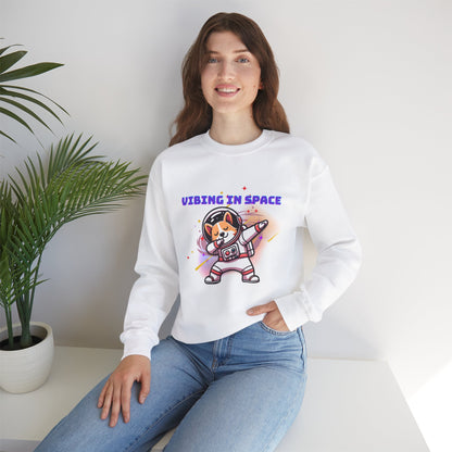 Vibing in Space Dog Sweatshirt