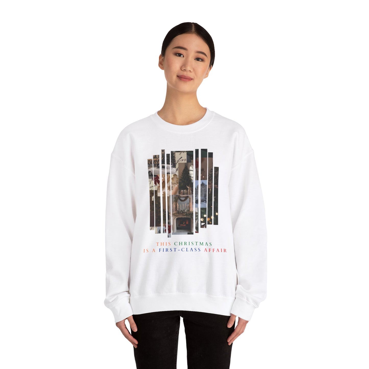 Christmas Old Money Unisex Heavy Blend™ Crewneck Sweatshirt