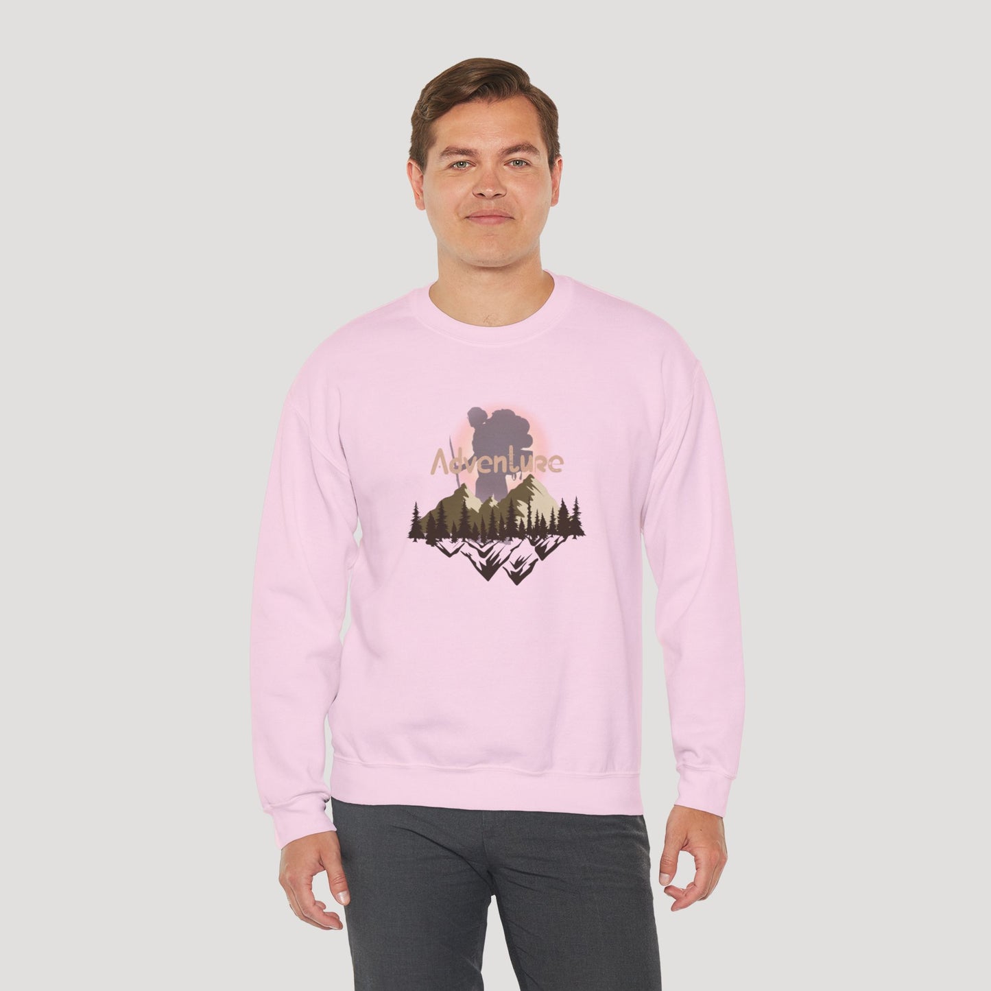 Adventure Unisex Heavy Blend™ Crewneck Sweatshirt - Perfect for Outdoor Enthusiasts