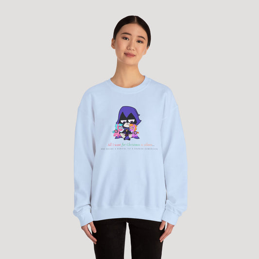 All I Want for Christmas Is Silence Sweatshirt