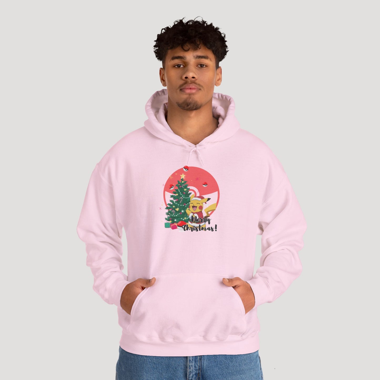 Christmas Cartoon Dog Hoodie - Unisex Heavy Blend™ Sweatshirt