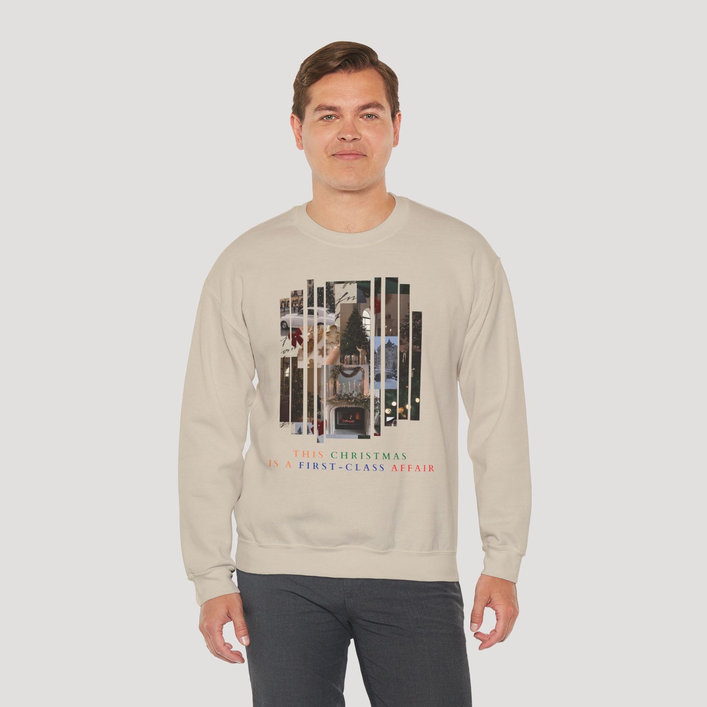 Christmas Old Money Unisex Heavy Blend™ Crewneck Sweatshirt