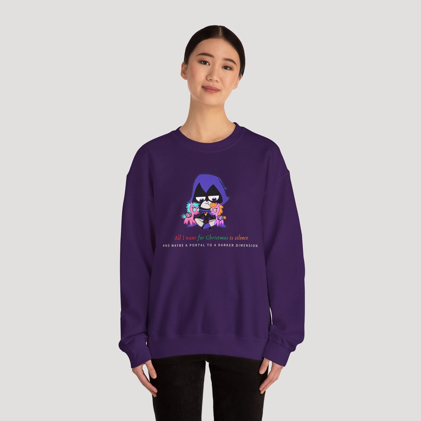 All I Want for Christmas Is Silence Sweatshirt