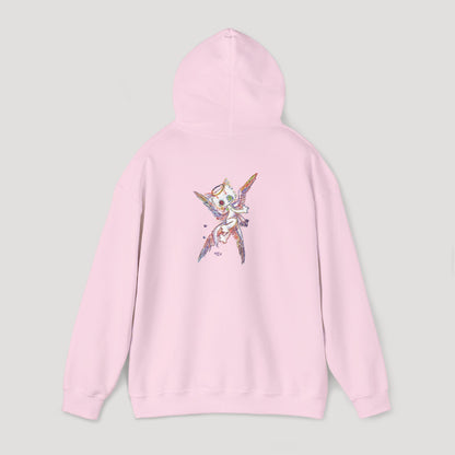 Four-Feathered Angel Cat - Hoodie