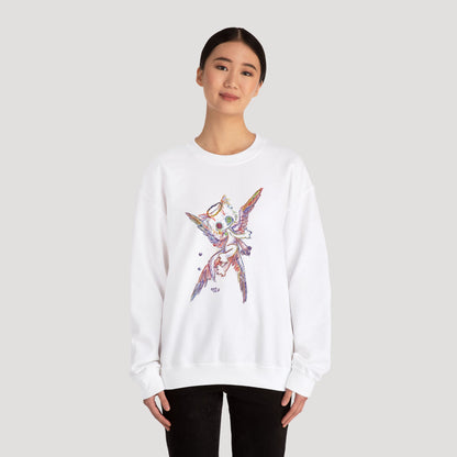 Four-Feathered Angel Cat - Sweatshirt