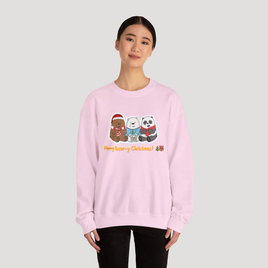 Cute Holiday Sweatshirt - Merry Beary Christmas Crewneck