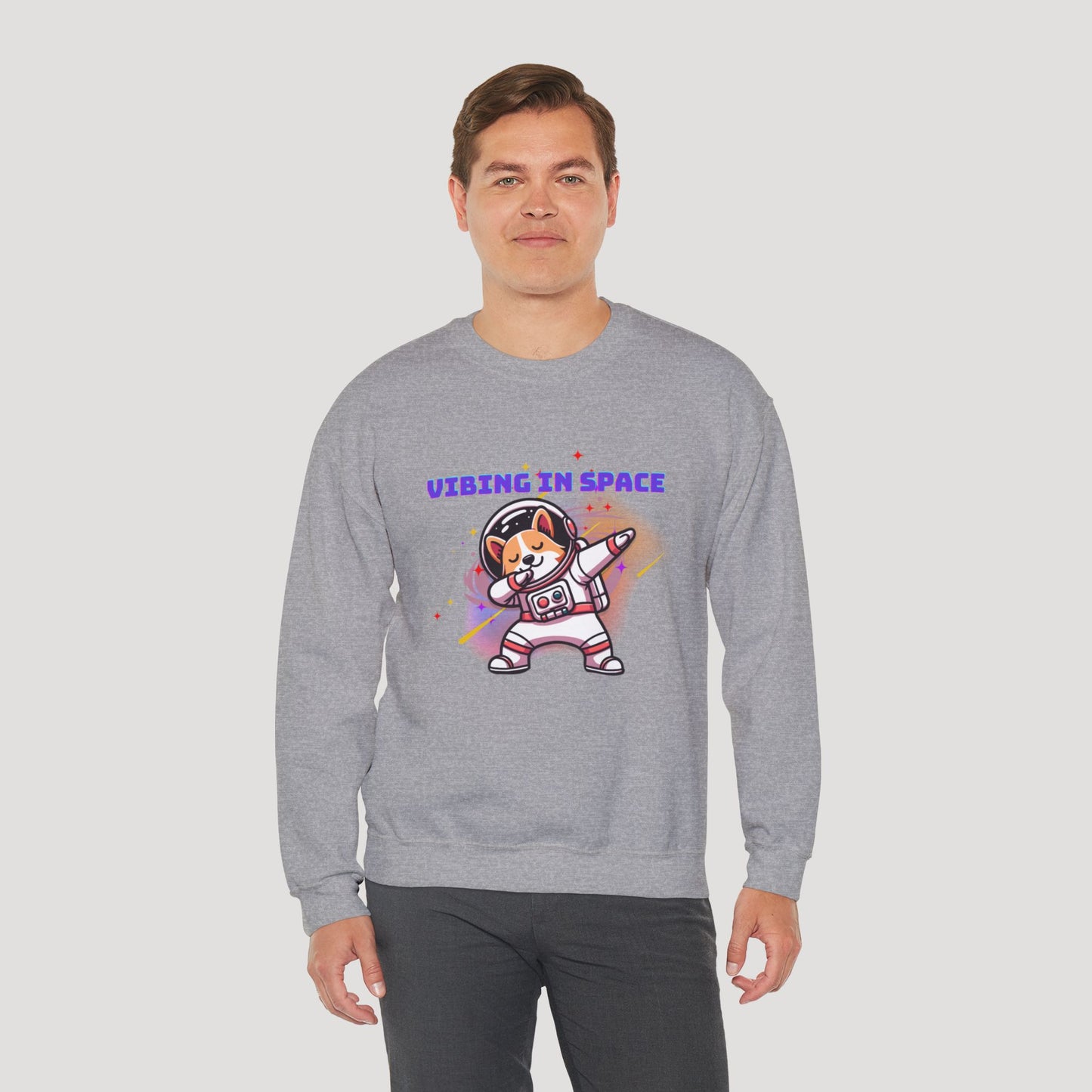 Vibing in Space Dog Sweatshirt