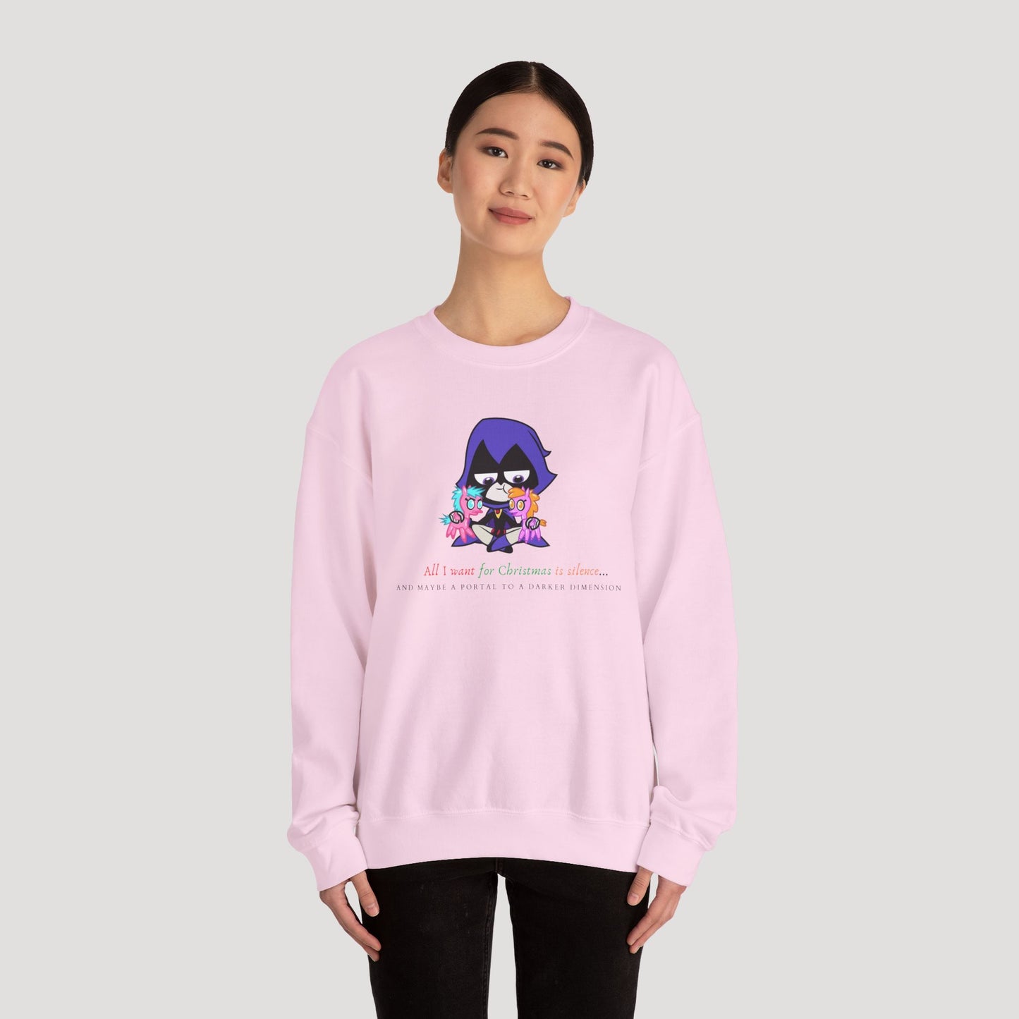 All I Want for Christmas Is Silence Sweatshirt