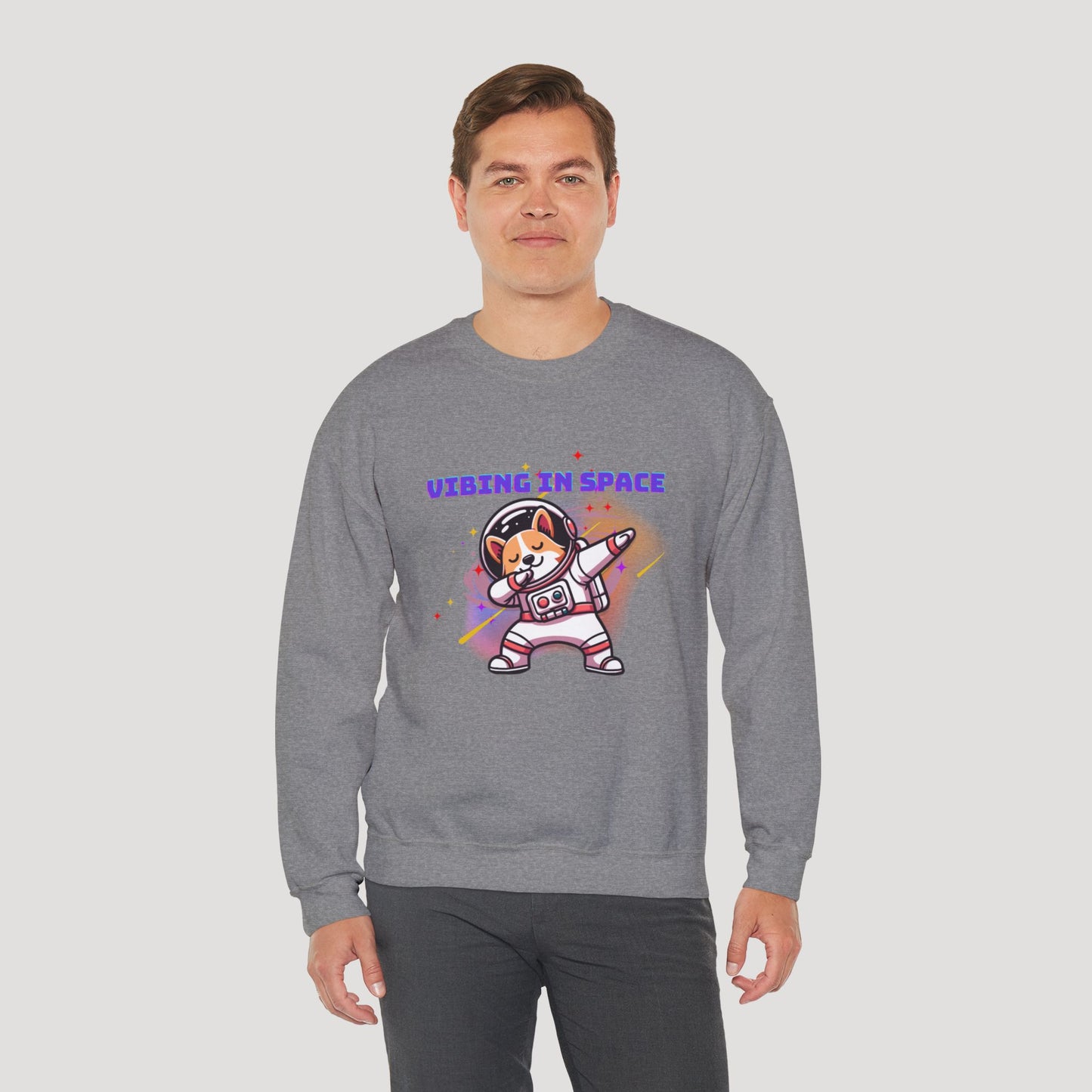 Vibing in Space Dog Sweatshirt