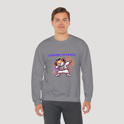 Vibing in Space Dog Sweatshirt