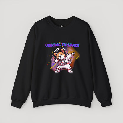 Vibing in Space Dog Sweatshirt