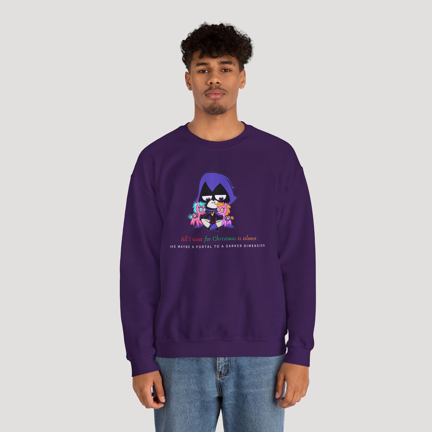 All I Want for Christmas Is Silence Sweatshirt