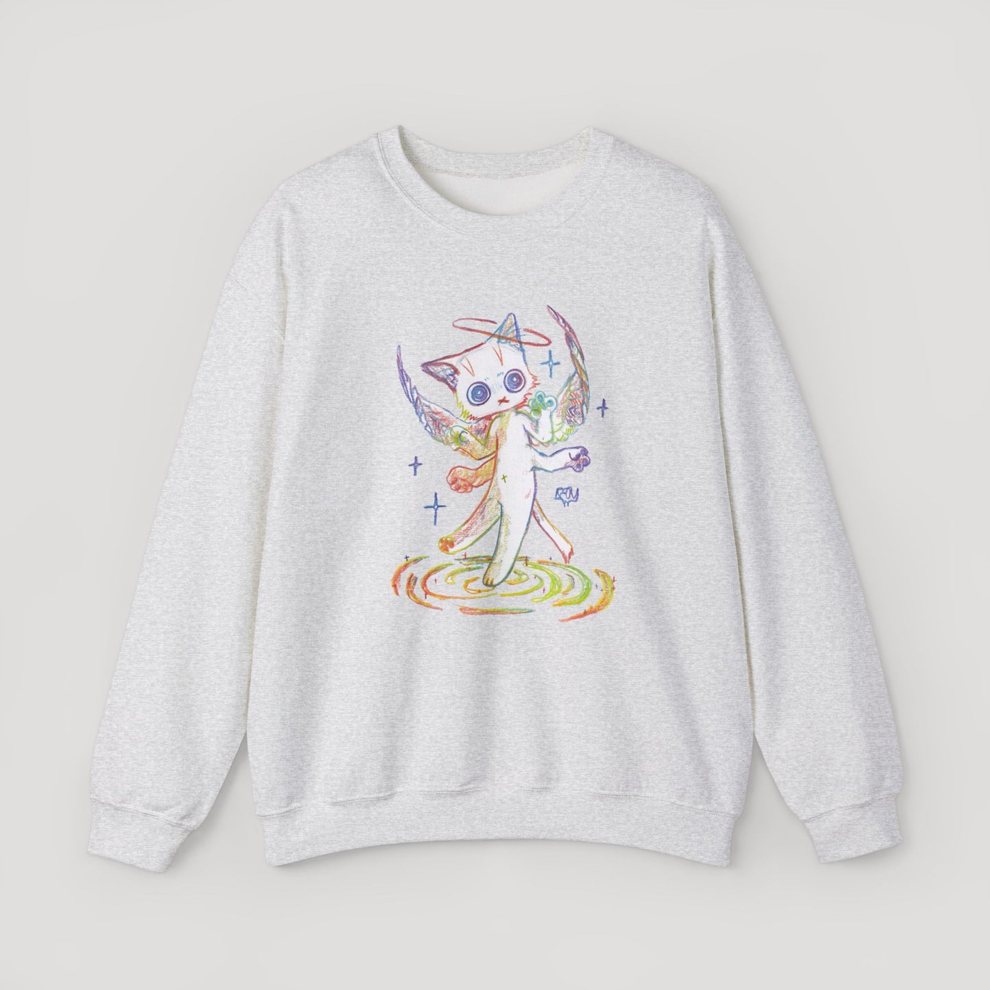 Four-Armed Angel Cat - Sweatshirt