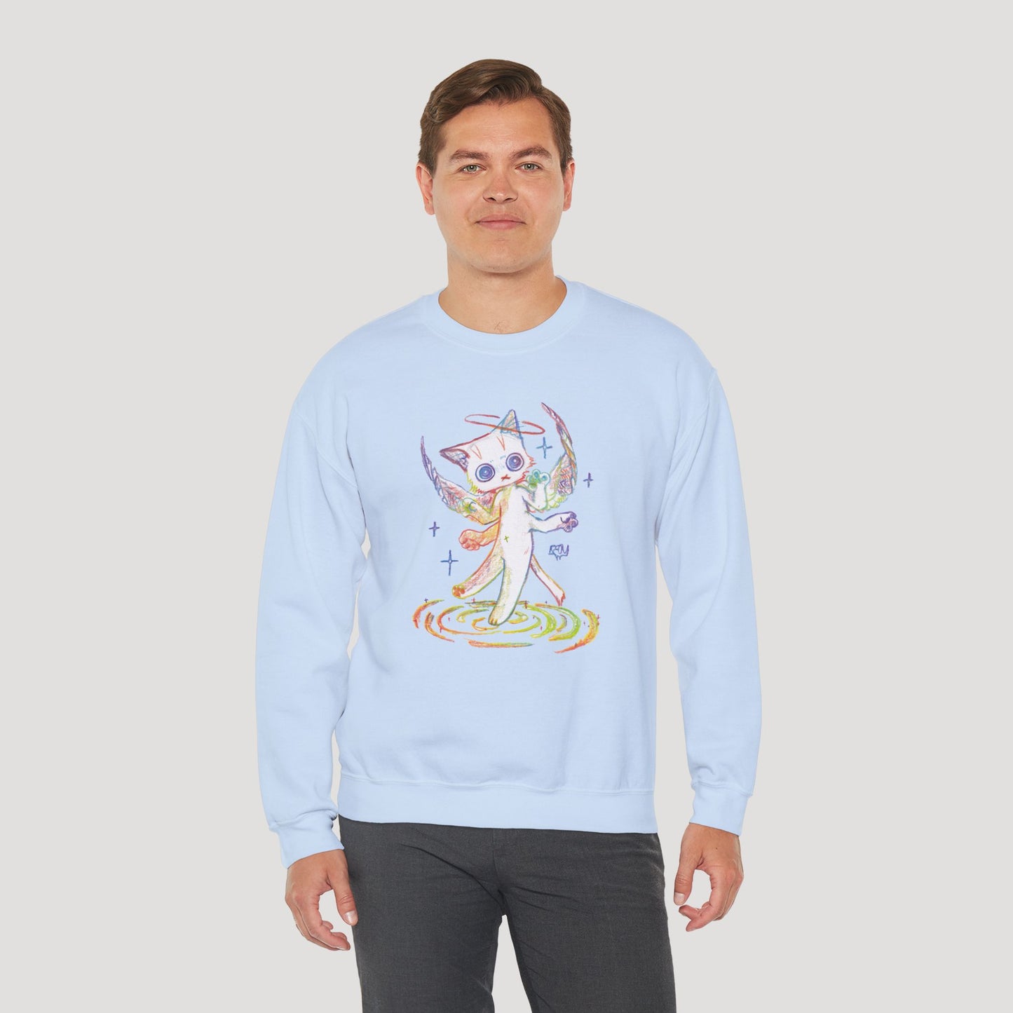 Four-Armed Angel Cat - Sweatshirt