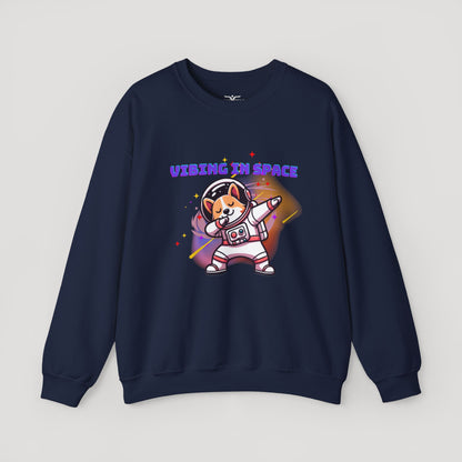 Vibing in Space Dog Sweatshirt