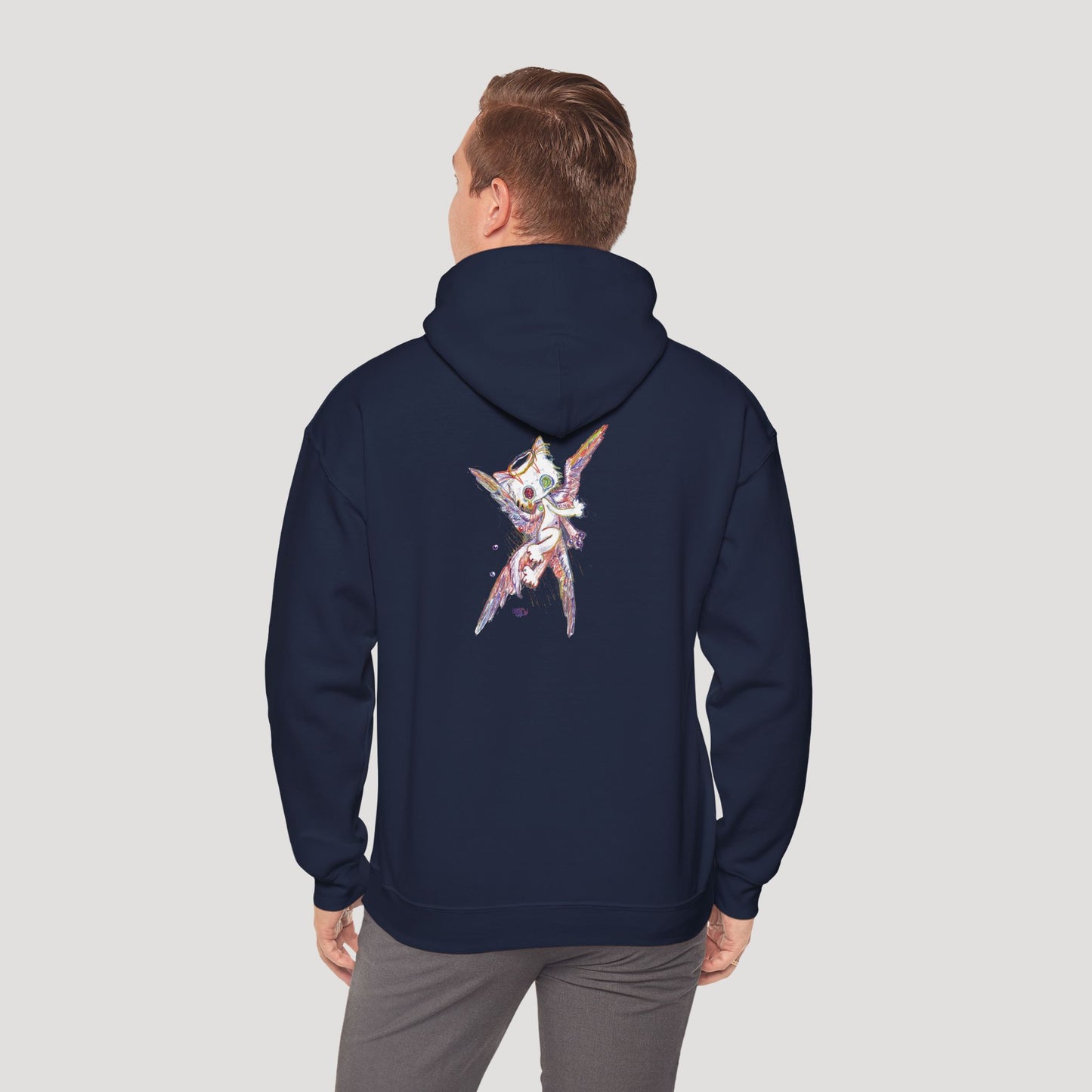 Four-Feathered Angel Cat - Hoodie