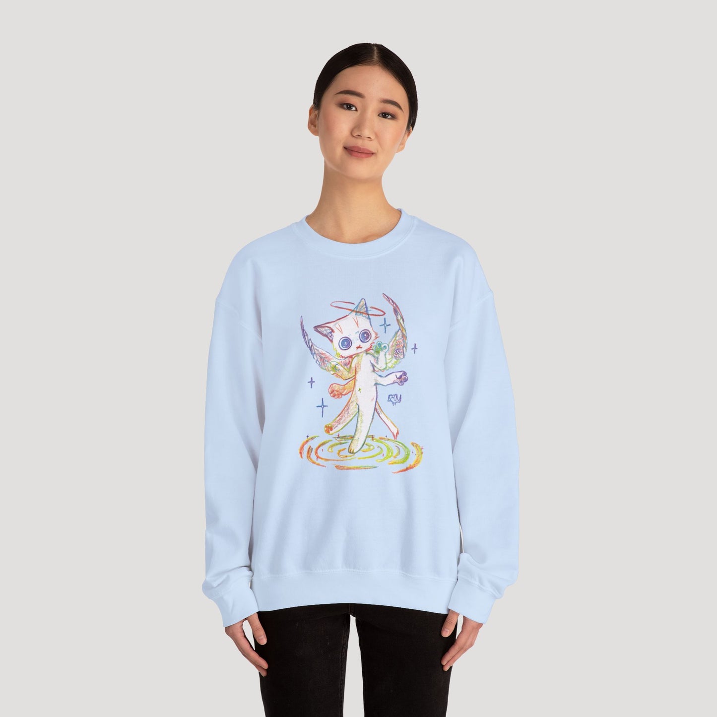 Four-Armed Angel Cat - Sweatshirt