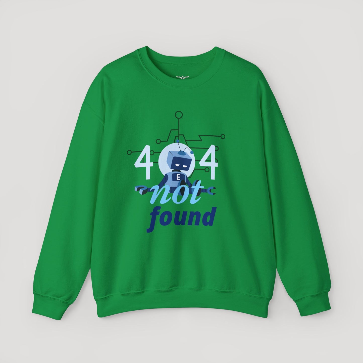 404 Not Found Unisex Heavy Blend™ Crewneck Sweatshirt - Trendy and Cozy