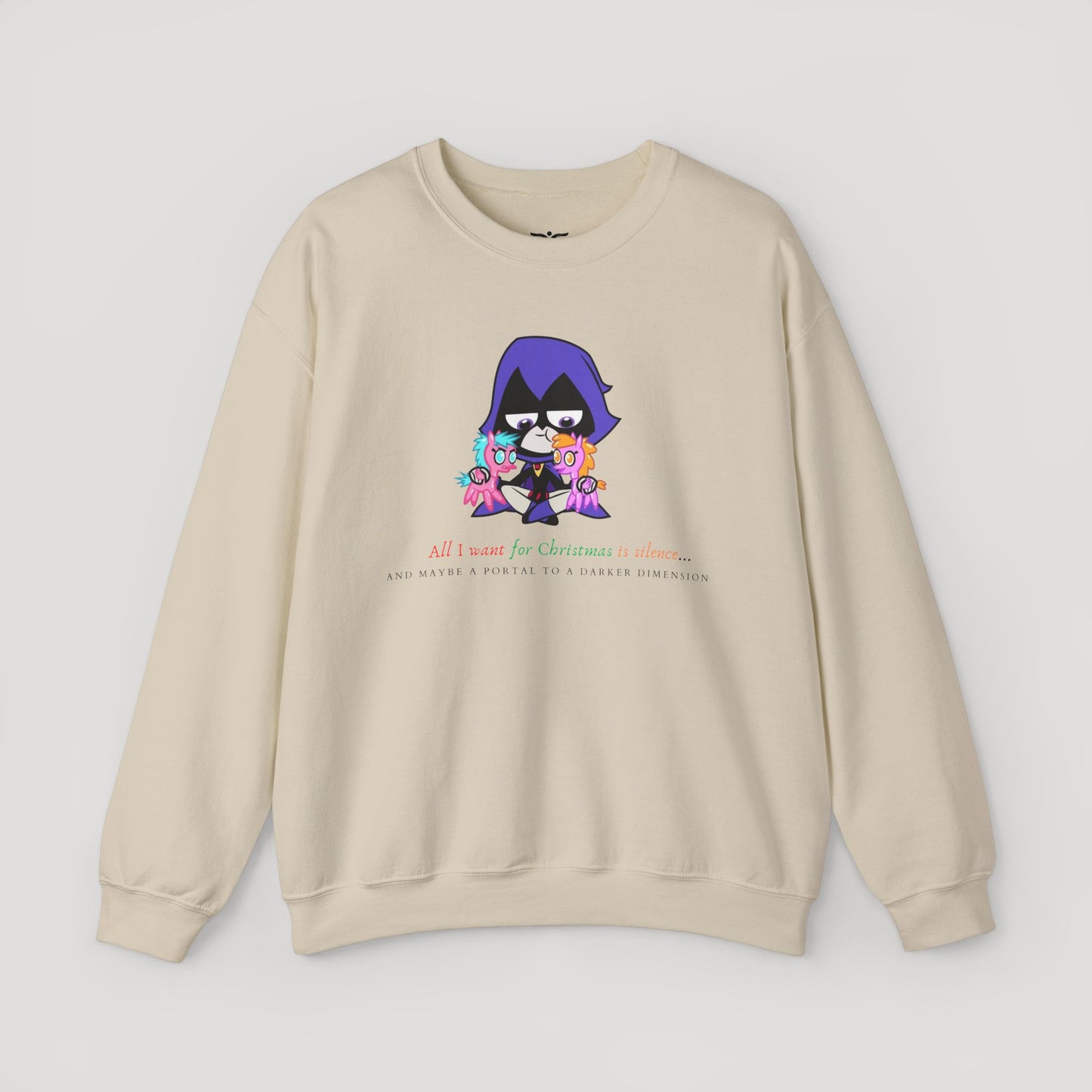 All I Want for Christmas Is Silence Sweatshirt