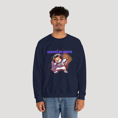 Vibing in Space Dog Sweatshirt