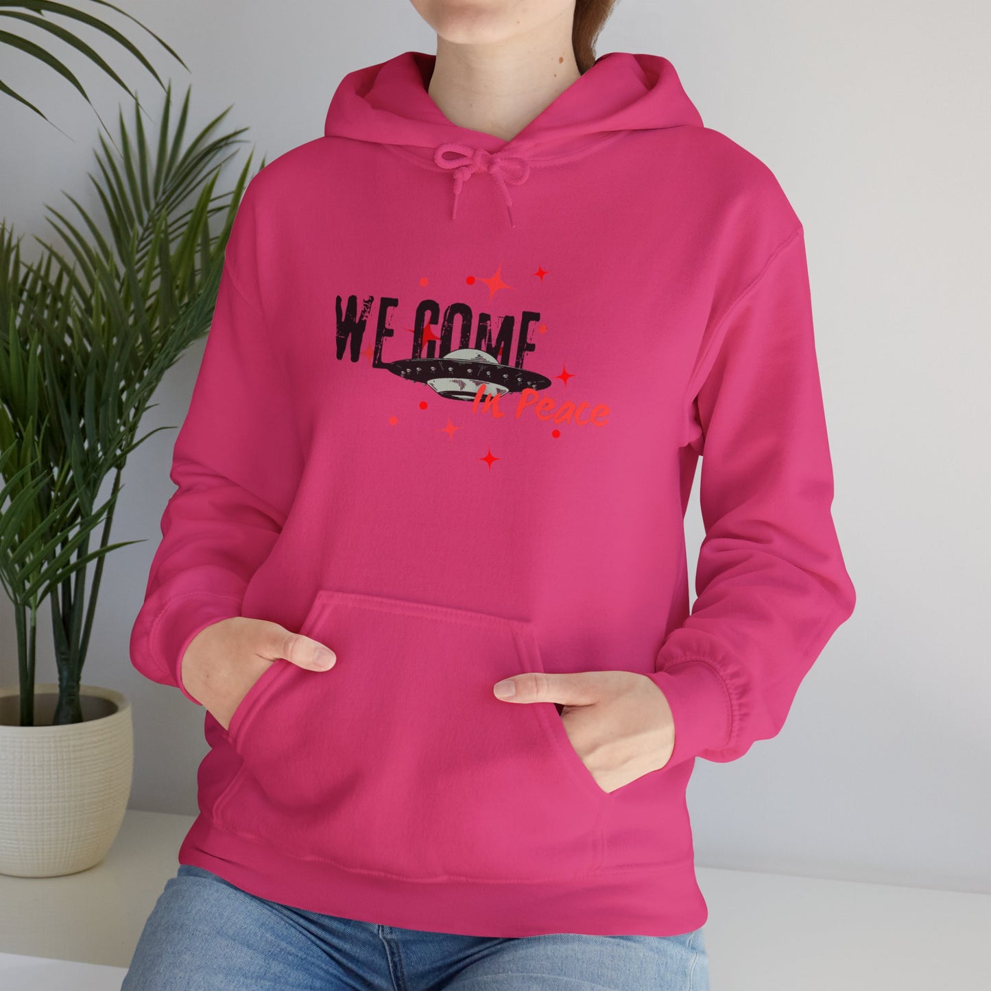 'We Come In Peace' Hoodie