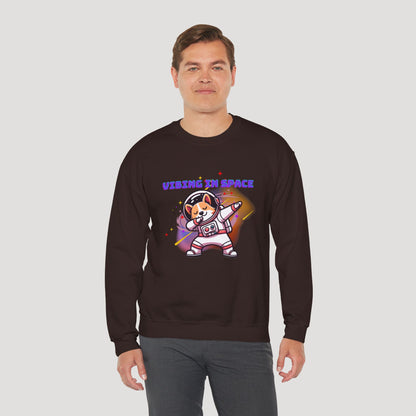 Vibing in Space Dog Sweatshirt