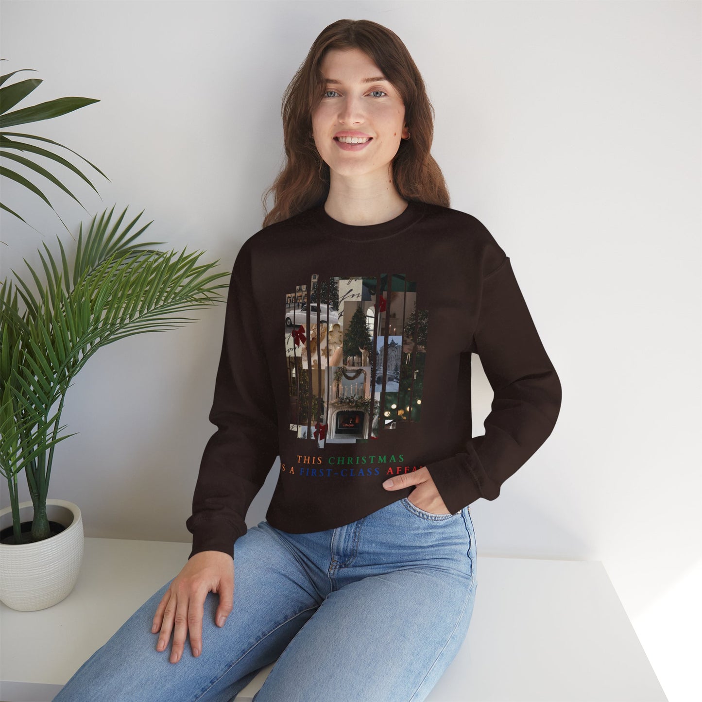 Christmas Old Money Unisex Heavy Blend™ Crewneck Sweatshirt