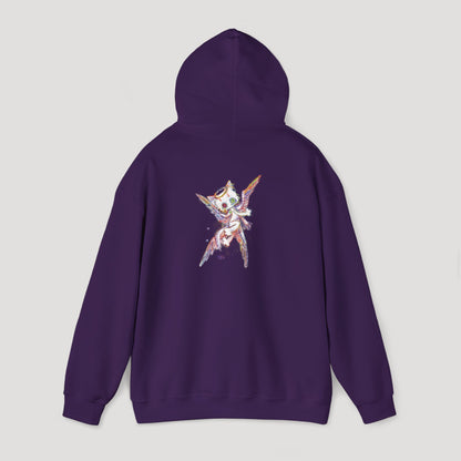 Four-Feathered Angel Cat - Hoodie