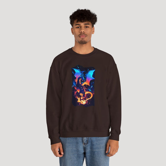 Mystical Dragon Pokemon Crewneck Sweatshirt - Unisex Heavy Blend™