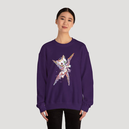 Four-Feathered Angel Cat - Sweatshirt