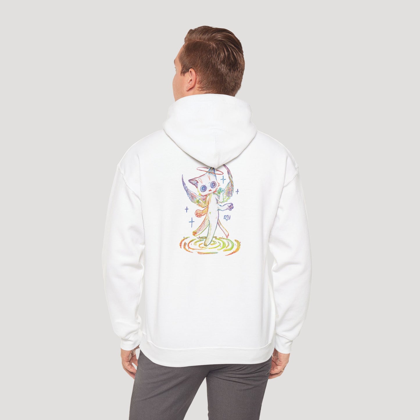 Four-Armed Angel Cat - Hoodie