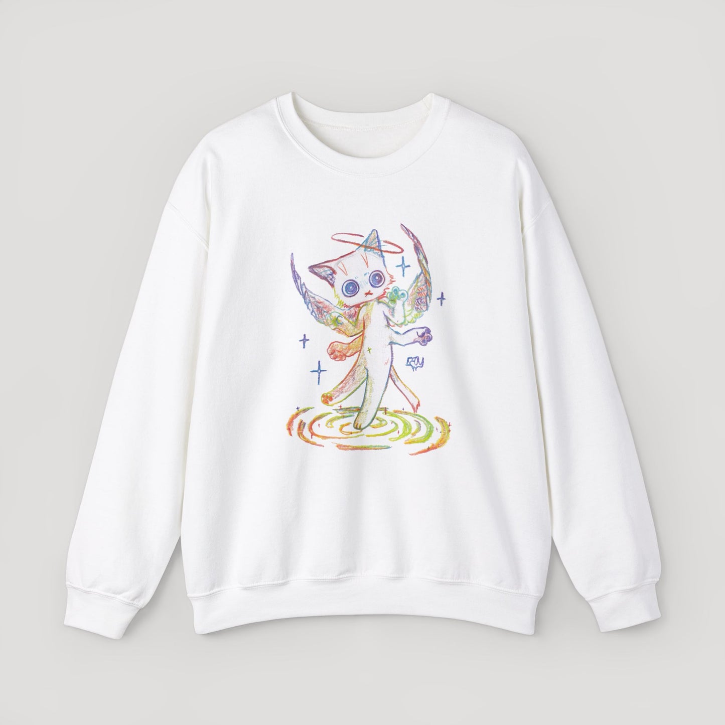 Four-Armed Angel Cat - Sweatshirt