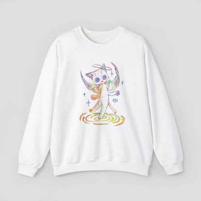 Four-Armed Angel Cat - Sweatshirt