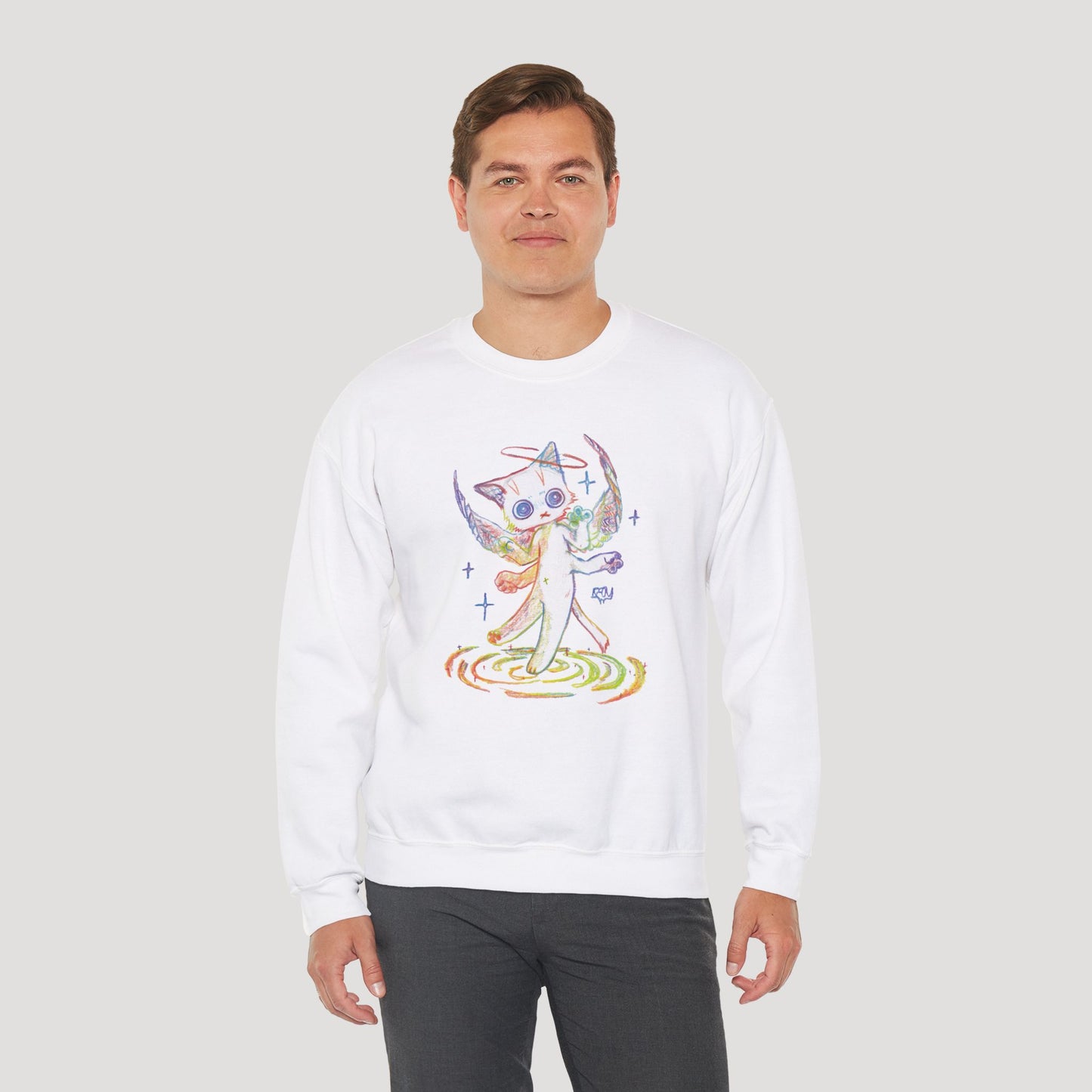 Four-Armed Angel Cat - Sweatshirt